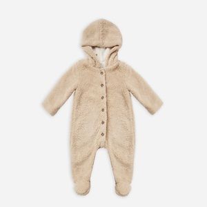 Rylee + Cru Bear Suit Oat 0-3 months